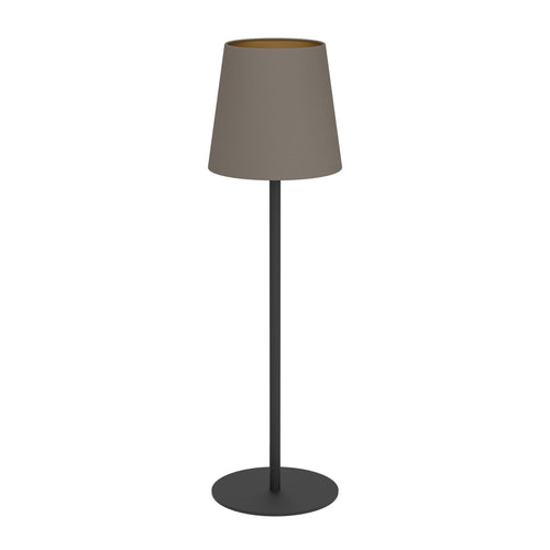 EGLO tafellamp Fiorana - e14 - 53 cm - zwart/cappucino/goud