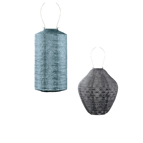 Lumiz solar lampion - passiebloem set - 2 stuks