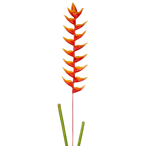 Sia Deco Heliconia Steel Kunstmatig - oranje en groen - H94 - vtwonen shop