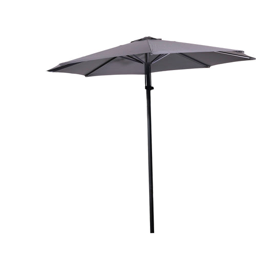 Lesli Living push-up parasol Libra - grijs - Ø300cm
