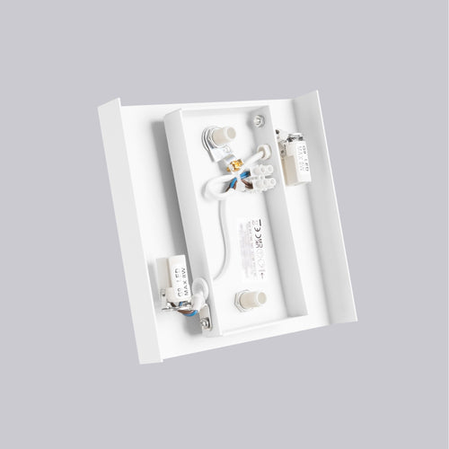 Sollux Lighting Wandlamp VANTA wit - 15x2,4x15cm