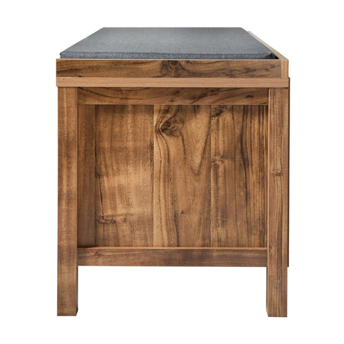 Calicosy - LIAM Bank - Donker hout - 112x43,5x51 cm