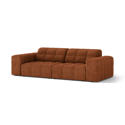 Cosmopolitan Design - Bank Chicago 3-zits, chenille baksteen - 102x212x78cm