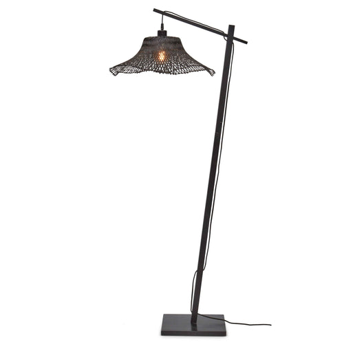 GOOD&MOJO vloerlamp Ibiza - zwart - Ø50cm - vtwonen shop