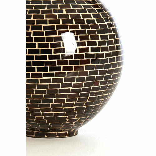 Light & Living vaas Elorza - bruin - Ø28cm - vtwonen shop