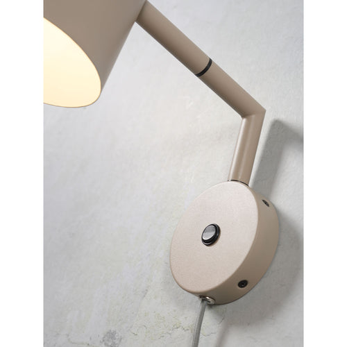 it's about RoMi wandlamp Marseille - bruin - 29x12x27cm - vtwonen shop