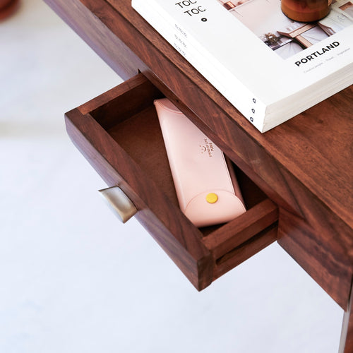 Tikamoon Bureau van massief palissander - Naturel - vtwonen shop