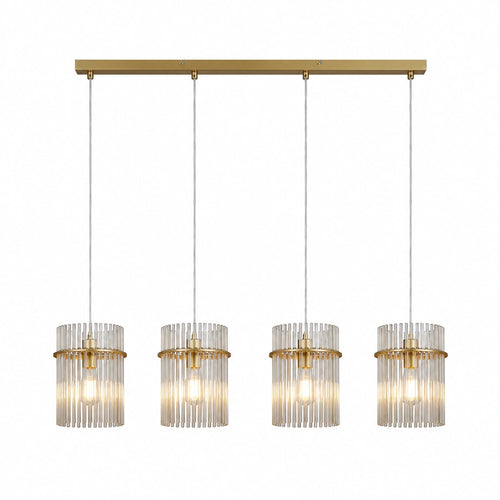 Searchlight hanglamp Swizzle - 4 lichts - 111  x 120   cm - goud
