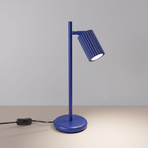 Sollux Lighting Tafellamp KARBON ultramarijn - 14,5x19,5x43cm