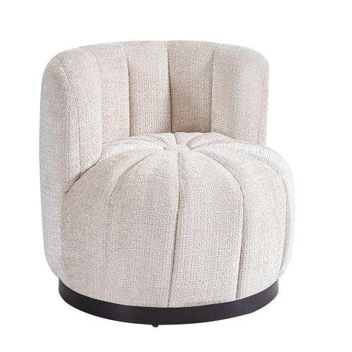 DÉJA Living Draaifauteuil Joyce - Beige Stof - 72x74x71cm