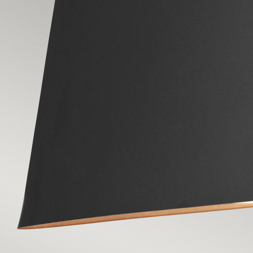 Elstead Asher 5-lichts hanglamp, middernachtzwart, E14