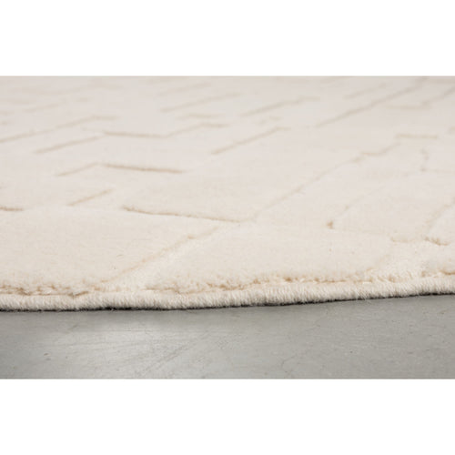 Zuiver Bricks Vloerkleed Ovaal 200x290 cm Grijs/ Beige