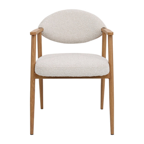 DÉJA Living Eetkamerstoel Karup - Beige/Naturel - Set van 2 - vtwonen shop