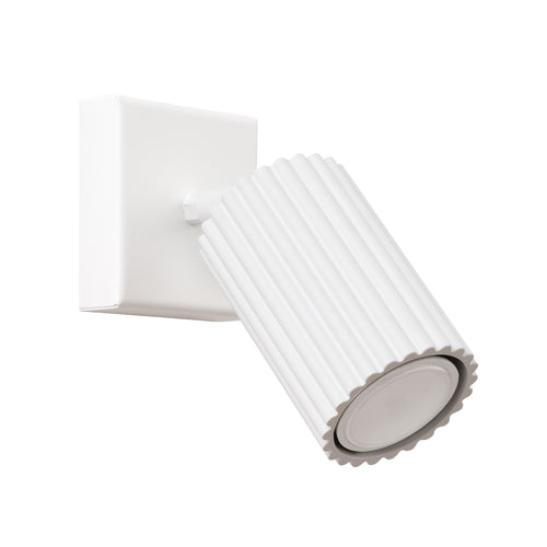 Sollux Lighting Wandlamp KARBON wit - 8x16x8cm