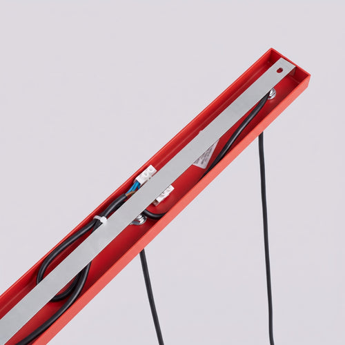 Sollux Lighting Hanglamp RAYO 3L rood - 45x6x98cm