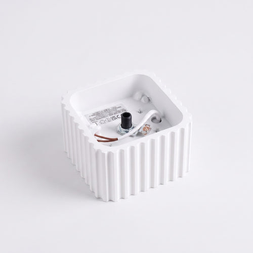 Sollux Lighting Plafondlamp RIFF 1 wit Gx53 - 10x10x6cm