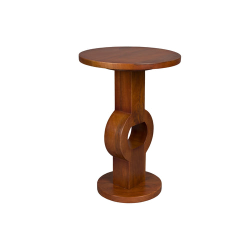 Dutchbone Tondo Bijzettafel Rond Mangohout Bruin - vtwonen shop