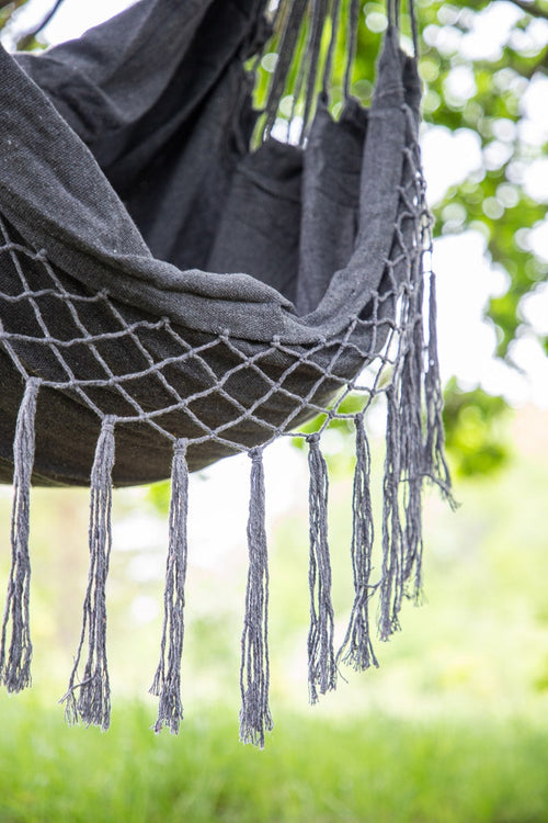 Nest outdoor Colin katoenen tuin hangstoel donkergrijs - vtwonen shop