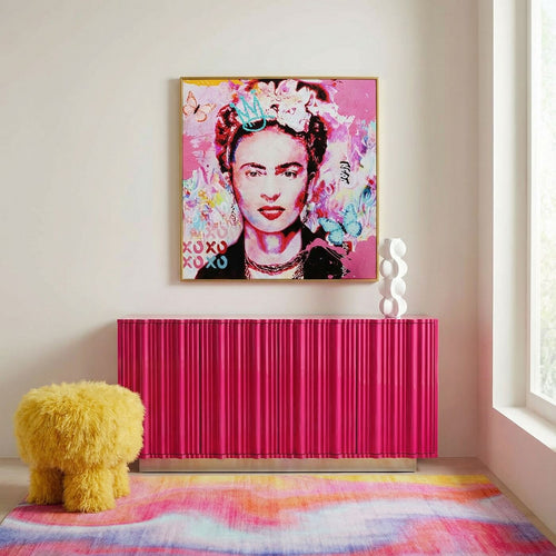 Kare Design Dressoir Stucco roze
