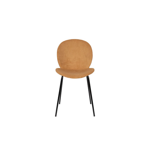 Zuiver Bonnet Eetkamerstoelen Okergeel - Set van 2
