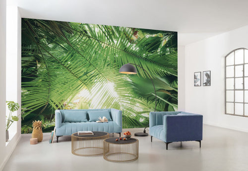 Sanders & Sanders fotobehang jungle bladeren groen - 450 x 280 cm - 612620 - vtwonen shop