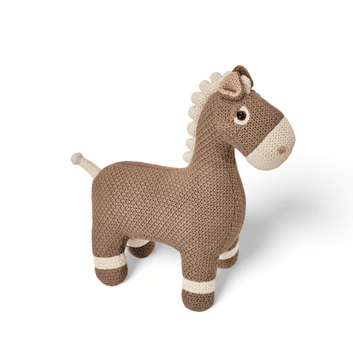 Pintado & Lacado knuffeldier Paard - bruin - 42 cm