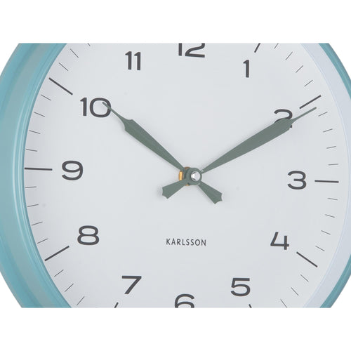 Karlsson wandklok Modern Factory - blauw - Ø30cm - vtwonen shop