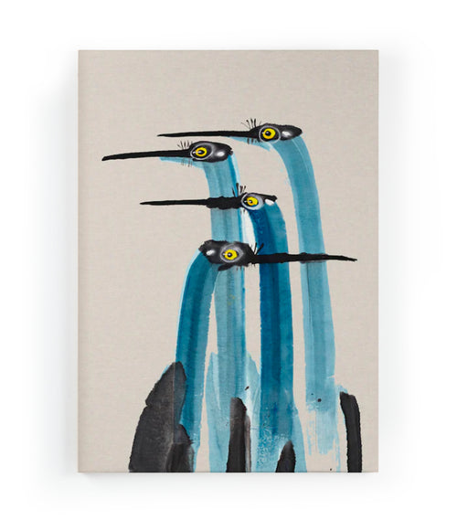 Canvas 60x40 Afdruk Kraanvogel