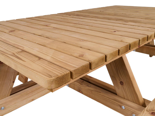 MaximaVida luxe houten picknicktafel Tallinn 300 cm - open instap - vtwonen shop