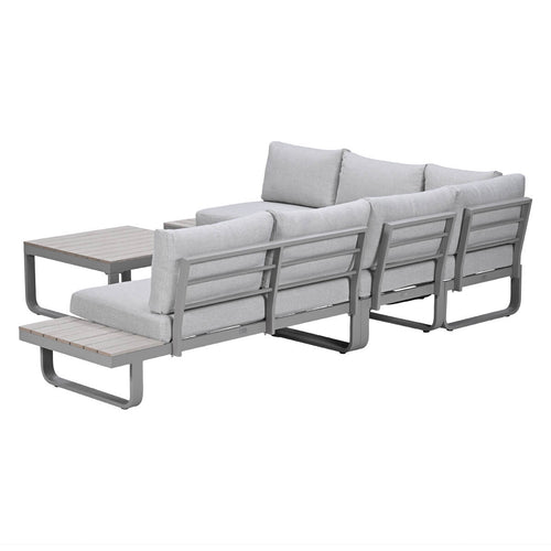 Garden Impressions loungeset Diego 5-delig - taupe - valley sand