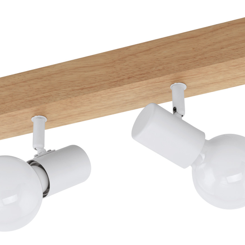 EGLO spot Townshend 3 - e27 - 63 cm - bruin/wit