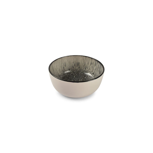 Ona - Kom 14,5xH6,5cm zwart Gravel - Set van 6