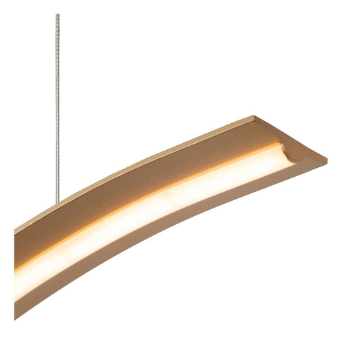 Lucide hanglamp LAMBADA - Geïntegreerde LED - Mat Goud / Messing - vtwonen shop