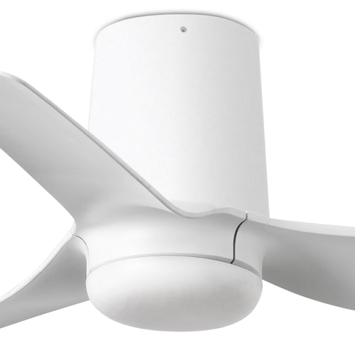 Faro Mini Punt Tub Kleine plafondventilator met 3 bladen, matwit, Tuya Smart System