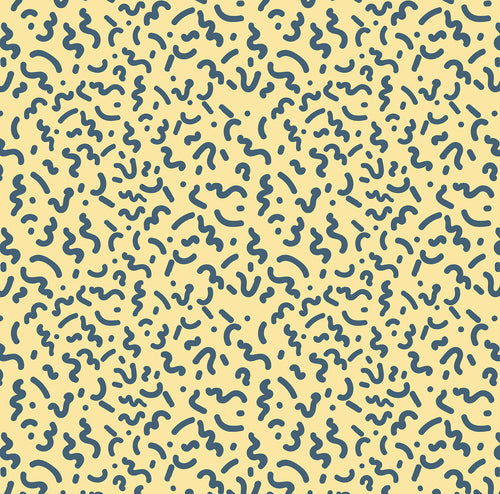 Walls4You behang figuratief motief geel en grijs - 53 cm x 10 m - 640146