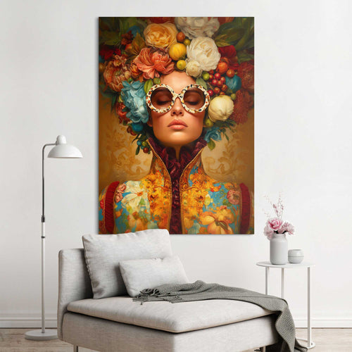 Reinders schilderij Bloemenkroon - 140x100cm