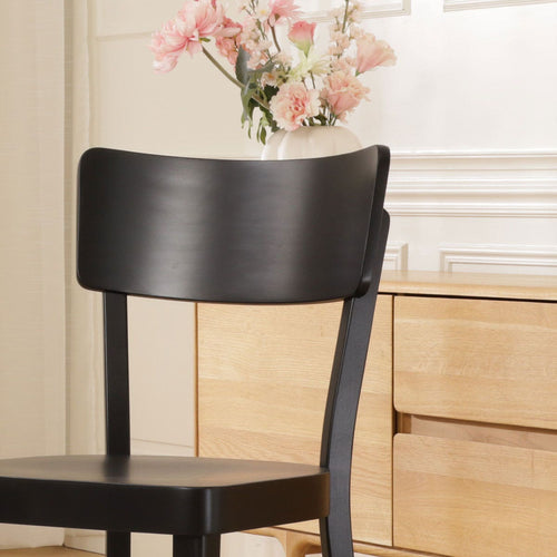 Fameg Fergus Houten Eetkamerstoel Zwart - vtwonen shop