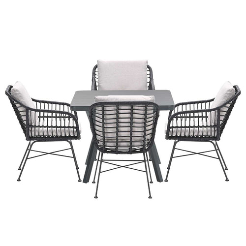 Garden Impressions tuinset Lucas - Mina zwart - 5-delig