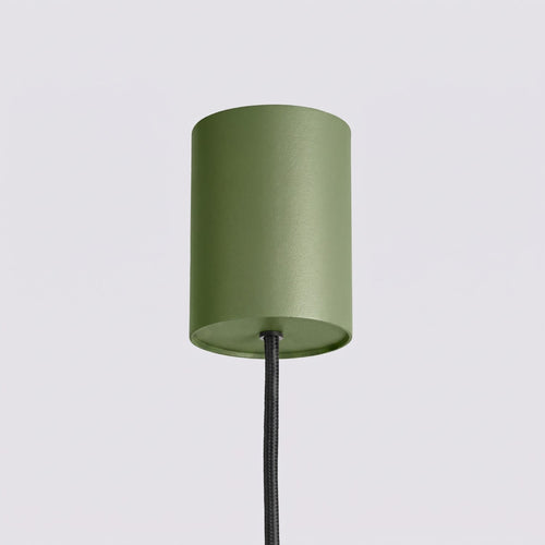 Sollux Lighting Kroonluchter KARBON 4 olijfgroen - 122x6,5x212cm