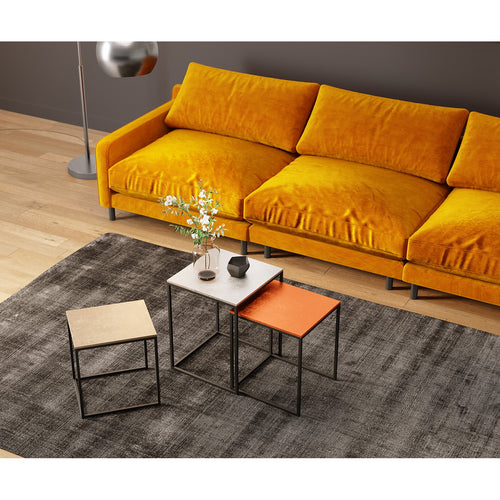 Kare Design Bijzettafel Loft Square Vintage (3/Set) 41x41cm - vtwonen shop