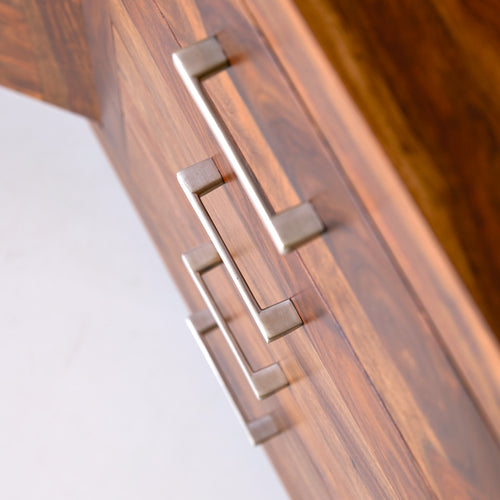 Tikamoon Mezzo - Massief palissander buffet 205 cm - Bruin