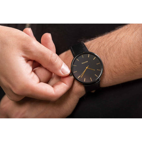 Karlsson horloge Minimal - zwart - Ø4cm