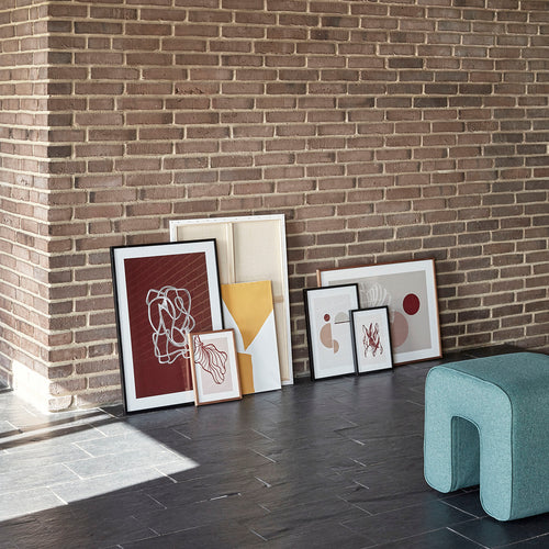 Hübsch poef Sculpture - polyester - 45x45xh47cm