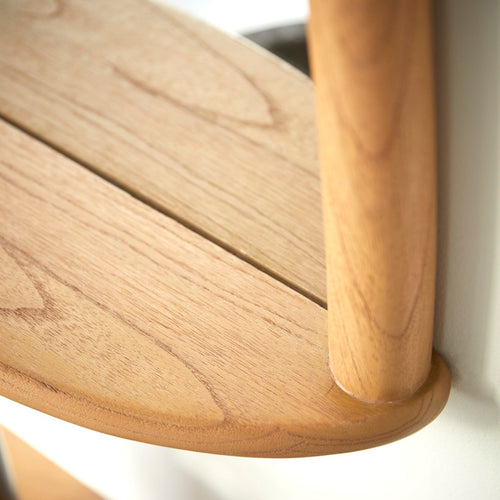 Tikamoon Badkamerspiegel van mindi 68x55 cm - Naturel