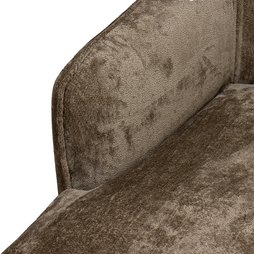 Giga Meubel Chaise Longue Bank Marseille - 2,5-Zits - Taupe
