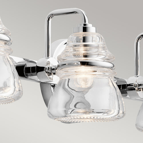 Elstead Kichler Talland Badkamer Wandlamp Gepolijst Chroom, IP44