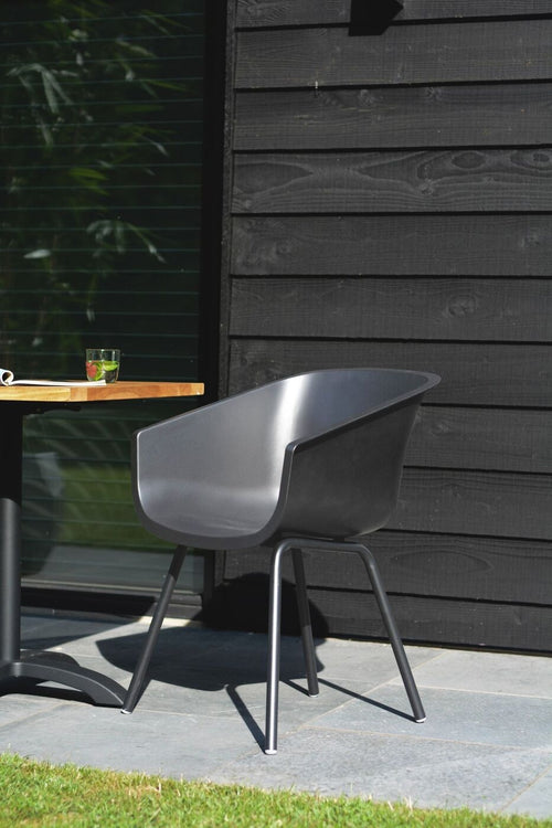 Hartman Tuinstoel Amalia Rondo - Antraciet Kunststof - Set Van 2 - vtwonen shop