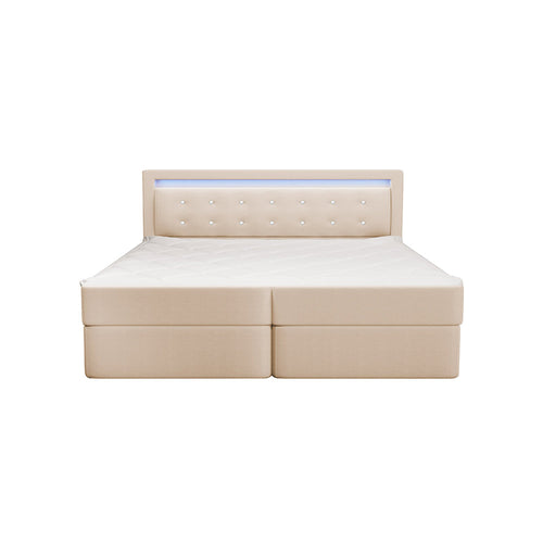Home Deluxe boxspringbed ZENOVA beige