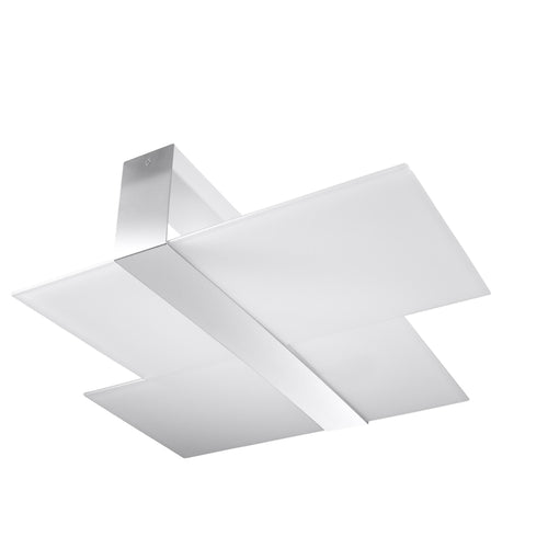 Sollux Lighting Plafondlamp MASSIMO chrom - 65x50x11cm