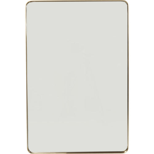Kare Design Spiegel Curve rechthoekig 120x80cm messing
